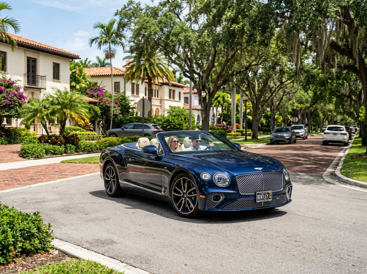 2022 Bentley Continental GT Convertible luxury convertible Miami Coral Gables